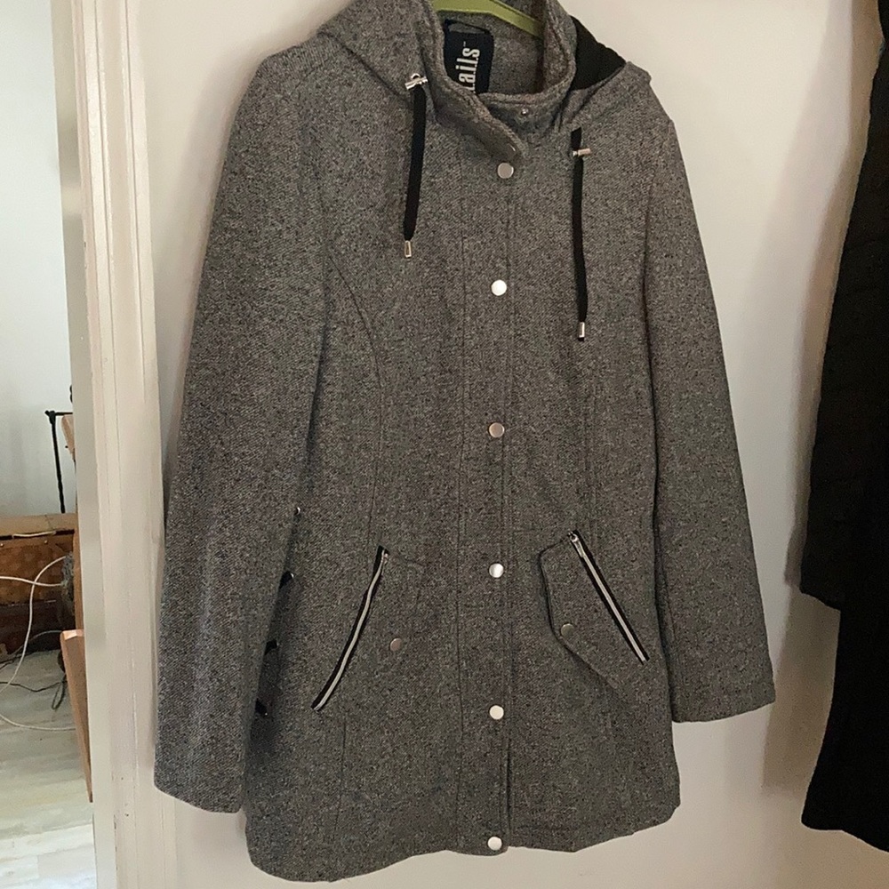 Beautiful soft jacket with hood.